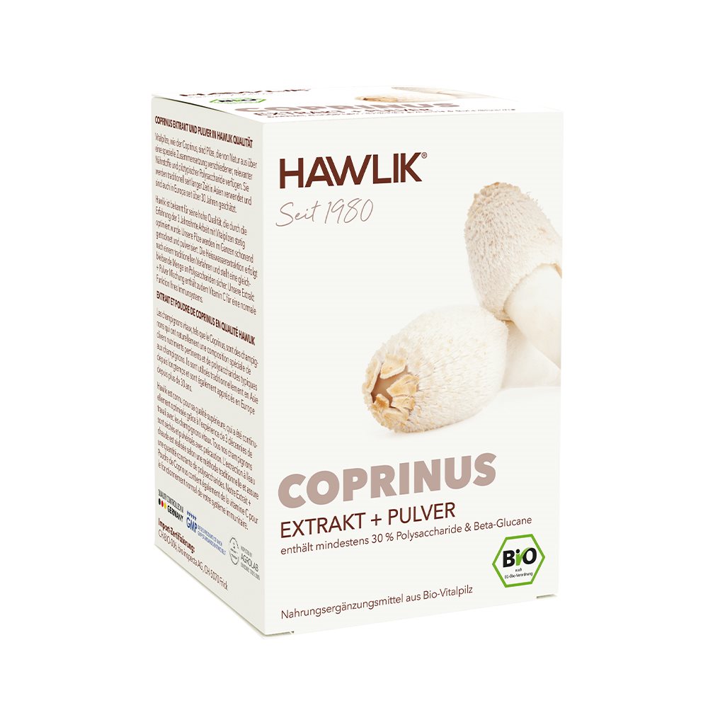 Hawlik Coprinus Extrakt und Pulver Kaps 120 Stk