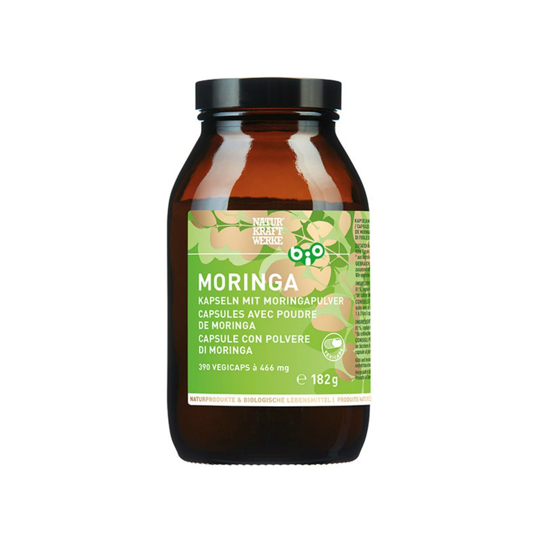 NaturKraftWerke Moringa vegicaps à 466mg bio 390 pce