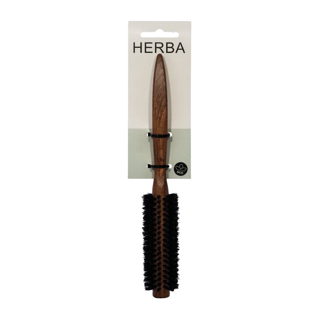 Herba brosse ronde Ø15/35mm poils de sanglier bois de hêtre