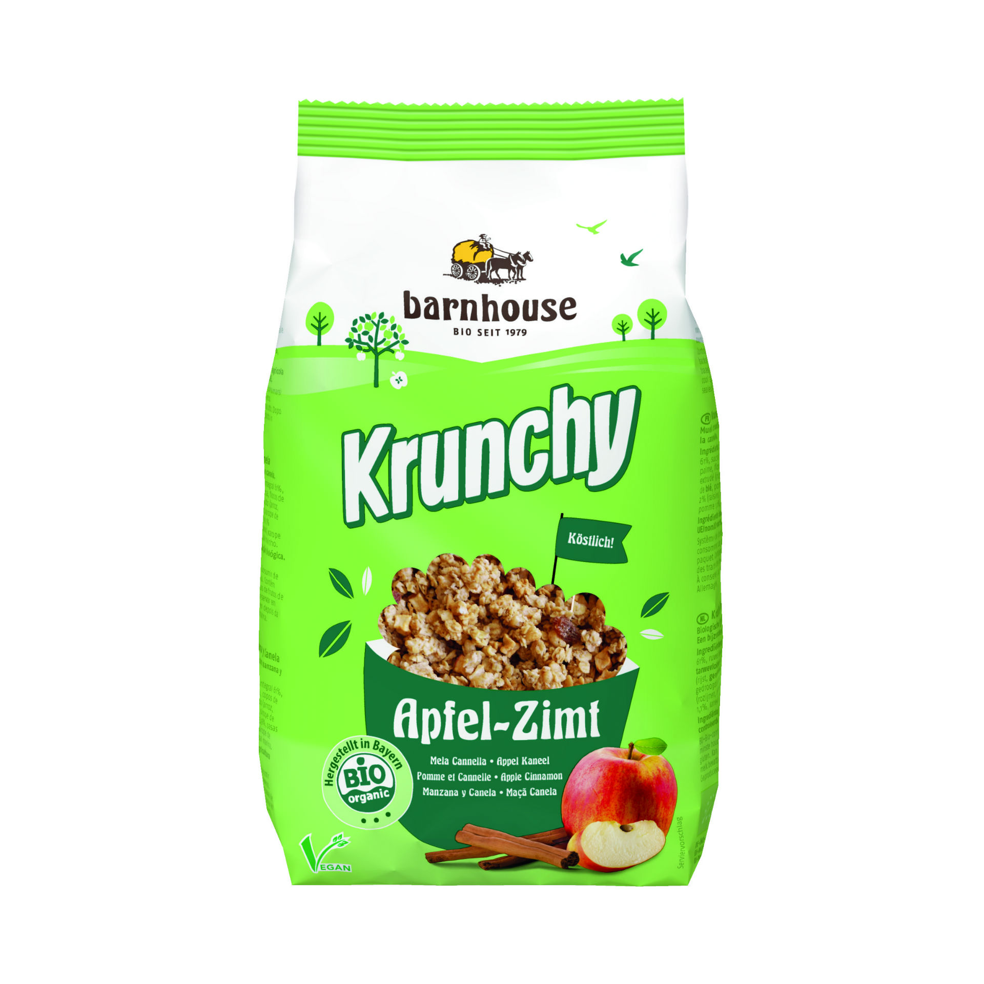 barnhouse Krunchy Apfel-Zimt Btl 375 g