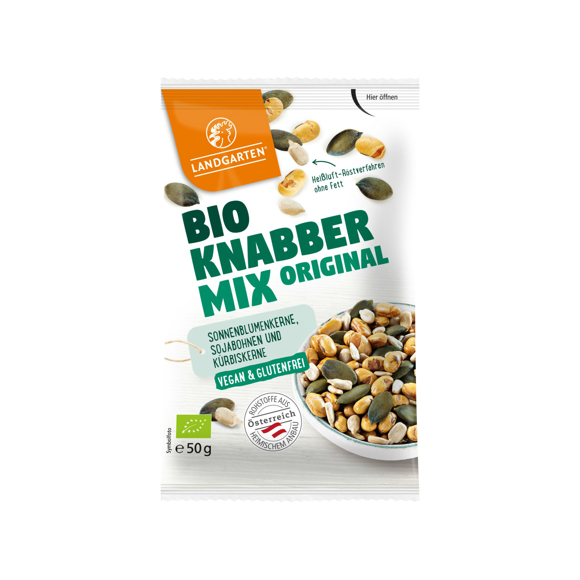 LANDGARTEN Knabber Mix Original Bio 50 g x 10 Stk