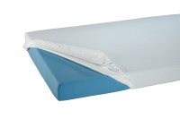 Suprima Spannbettuch Frottee 100x200cm weiss mit PU-Beschichtung