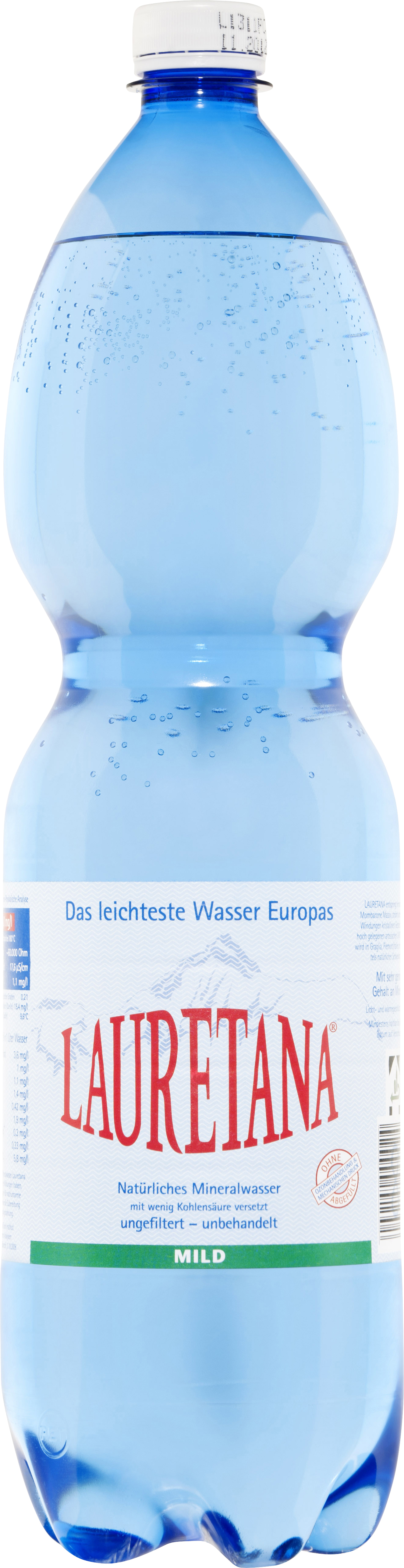 LAURETANA Mineralwasser m Kohlens Petfl 1.5 lt x 6 Stk