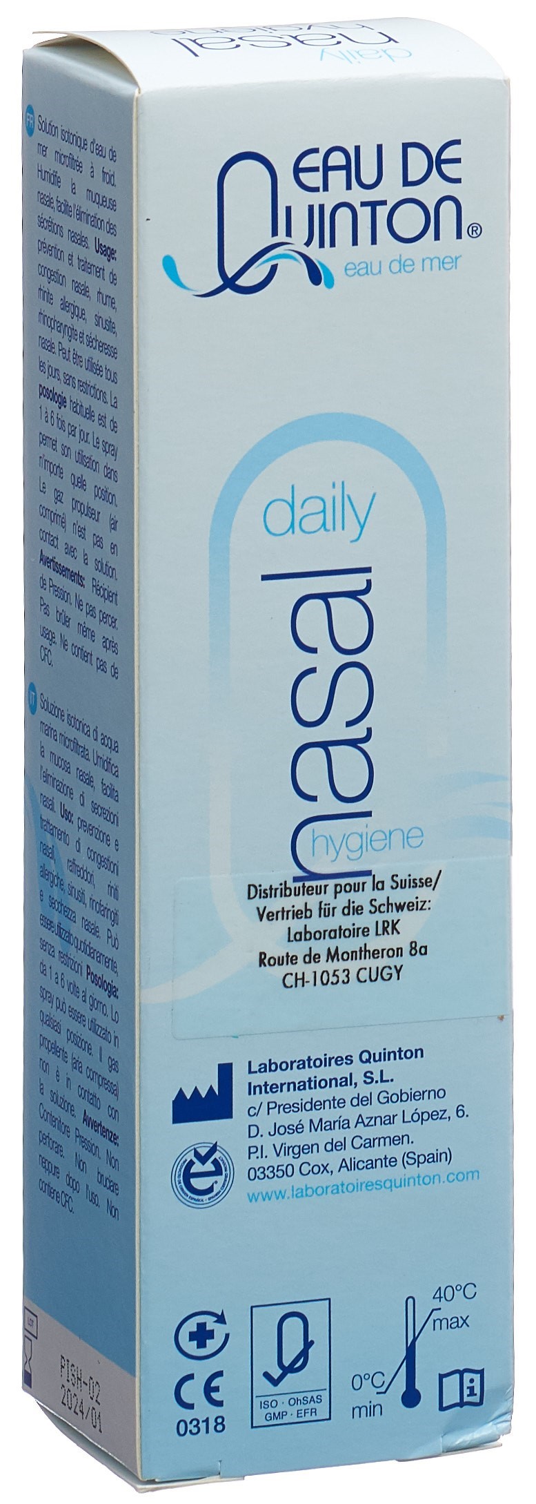 Quinton Isotonic 9g/l Nasenspray 100 ml