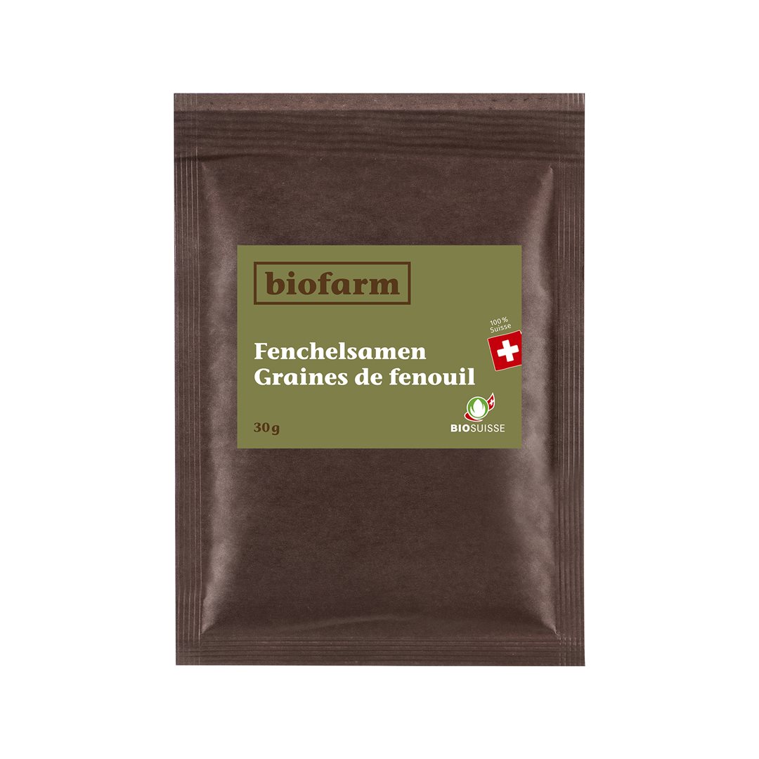 Biofarm Fenchelsamen Knospe CH Nachfüllbeutel 30 g