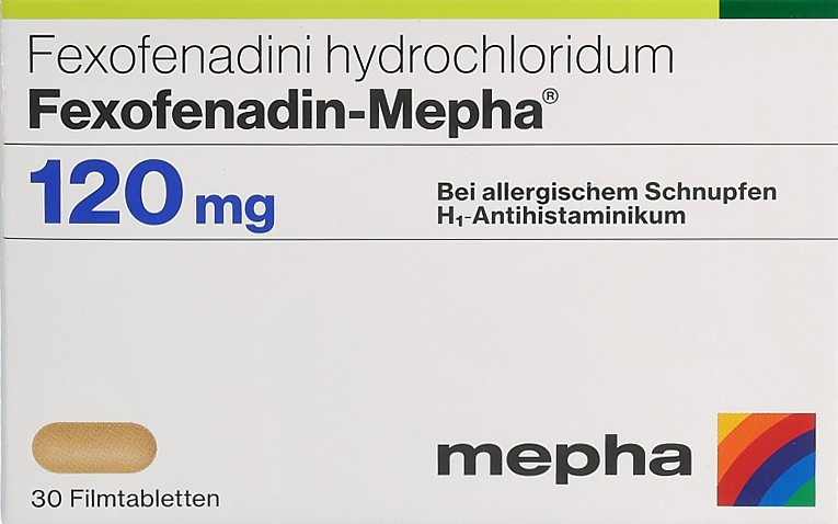 Fexofenadin-Mepha Filmtabl 120 mg 30 Stk