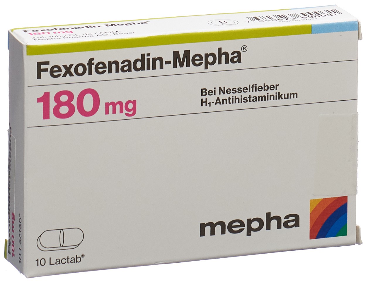 Fexofenadin-Mepha Filmtabl 180 mg 10 Stk