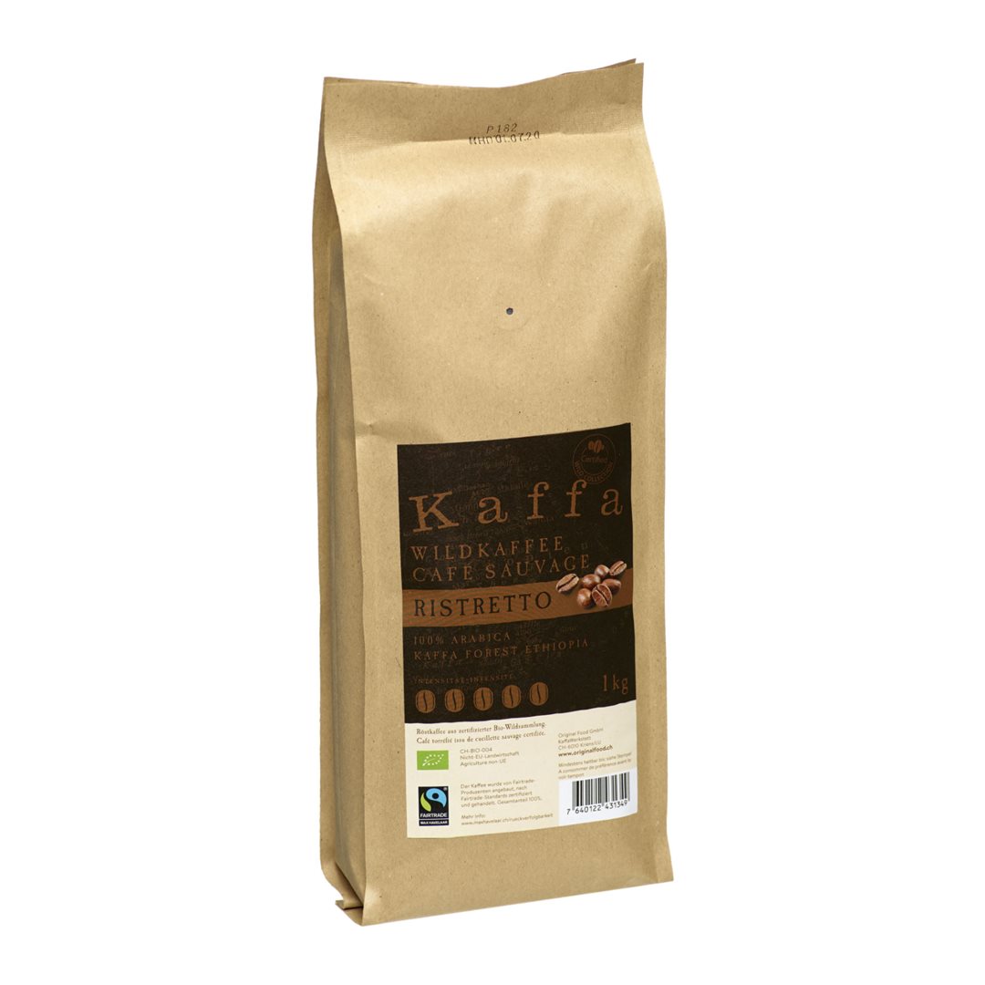 Kaffa Wildkaffee Ristretto Bohnen Btl 1000 g