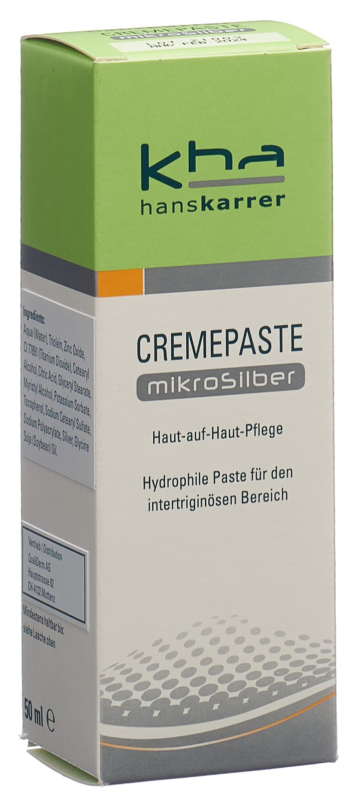 Hans Karrer Cremepaste MikroSilber tb 50 ml