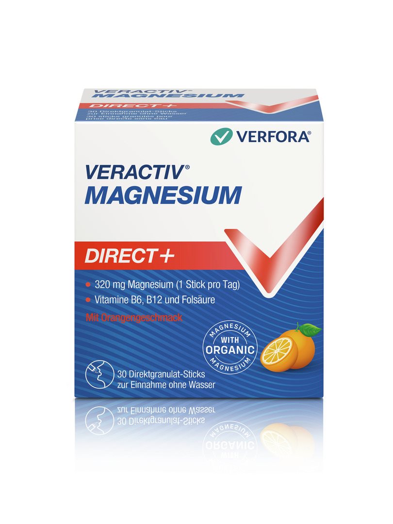 Veractiv Magnesium Direct+ Orange Stick 30 Stk