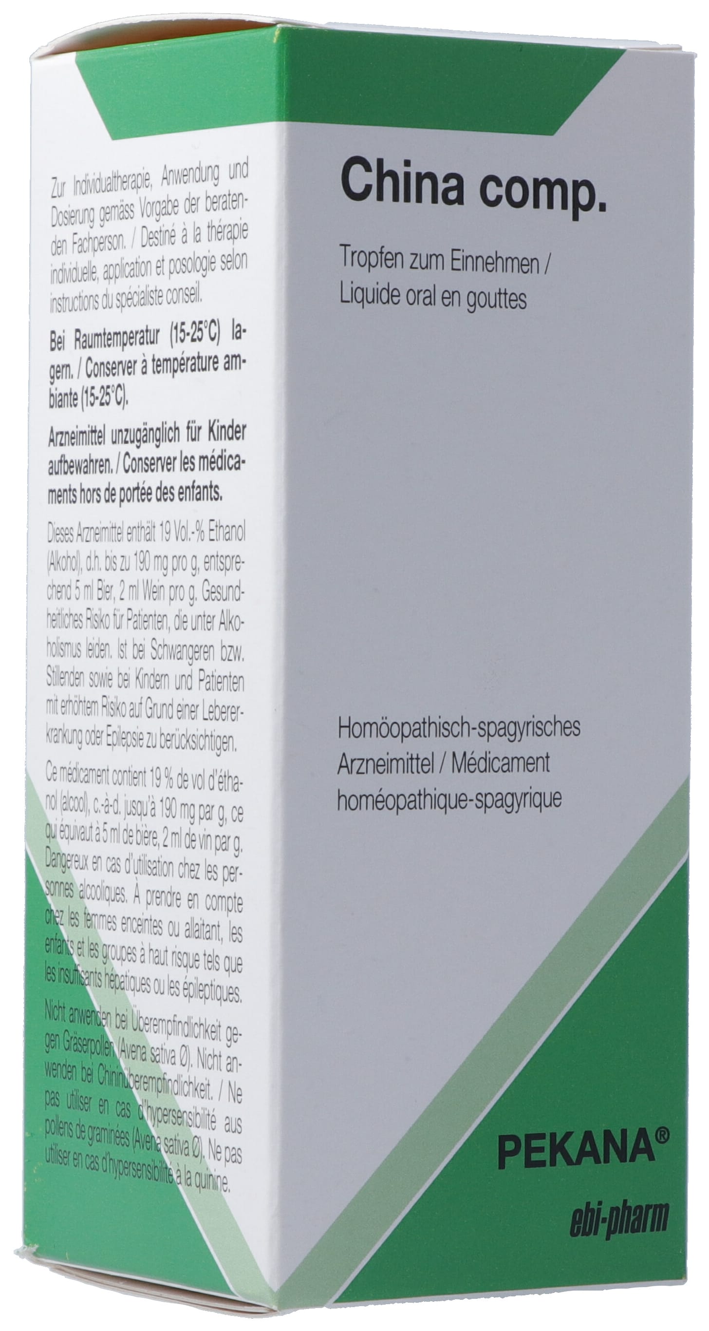 Pekana China compositum Tropfen zum Einnehmen Fl 150 ml