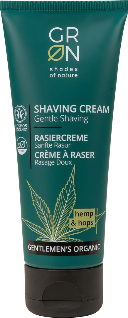 GRN GENTLEMENS Rasiercreme sanft Hanf & Hopfen Tb 75 ml