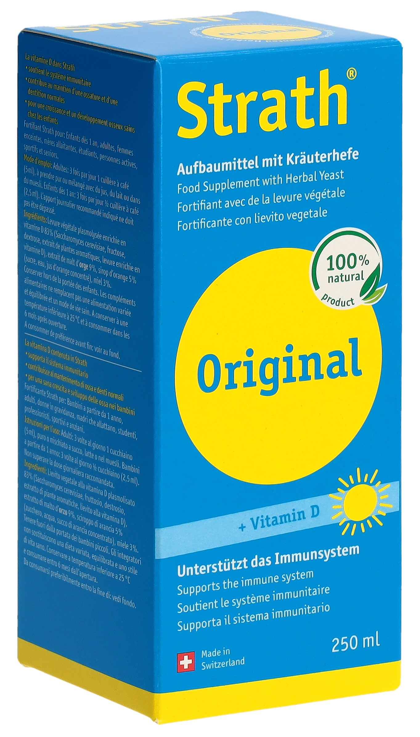 Strath Original liq Aufbaumittel mit Vitamin D Fl 250 ml