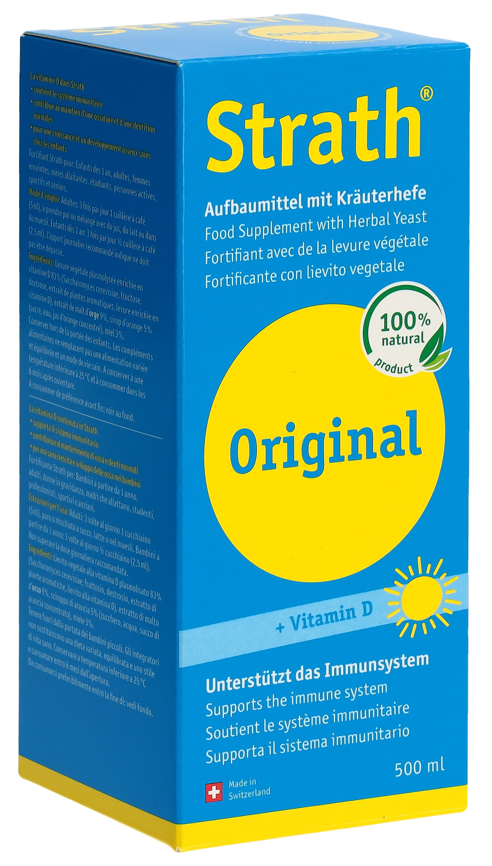 Strath Original liq Aufbaumittel mit Vitamin D Fl 500 ml