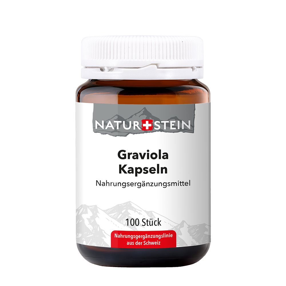 Naturstein Graviola Kaps Glasfl 100 Stk