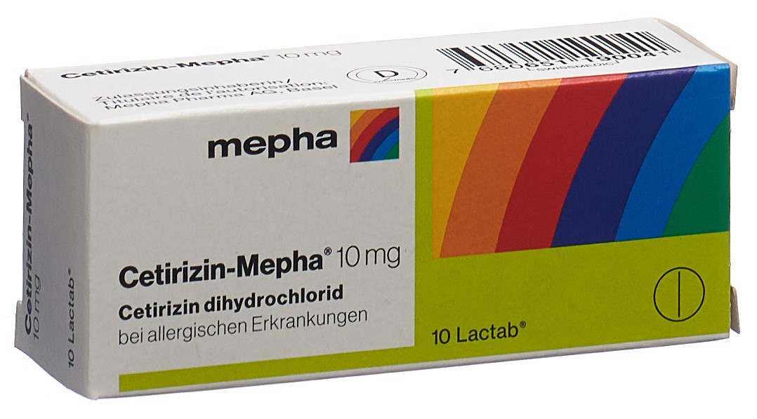 Cetirizin-Mepha Filmtabl 10 mg 10 Stk