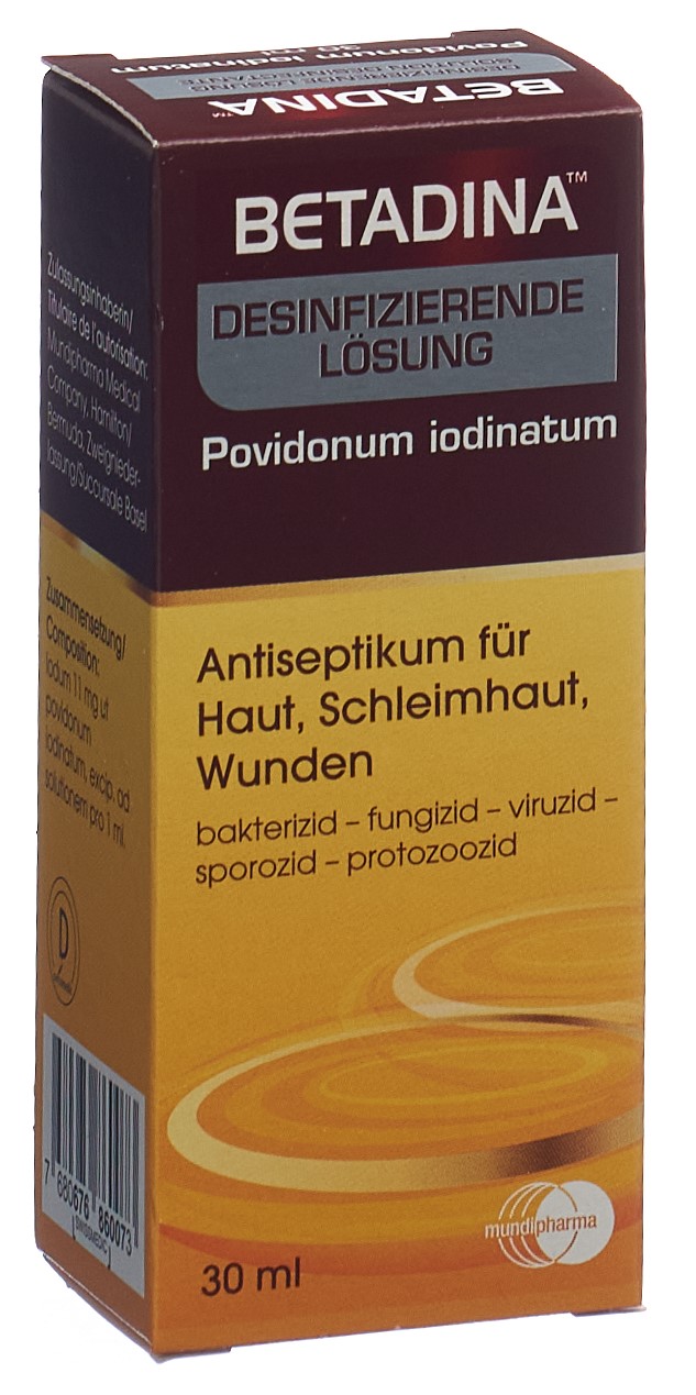 BETADINA solution désinfectante fl 30 ml