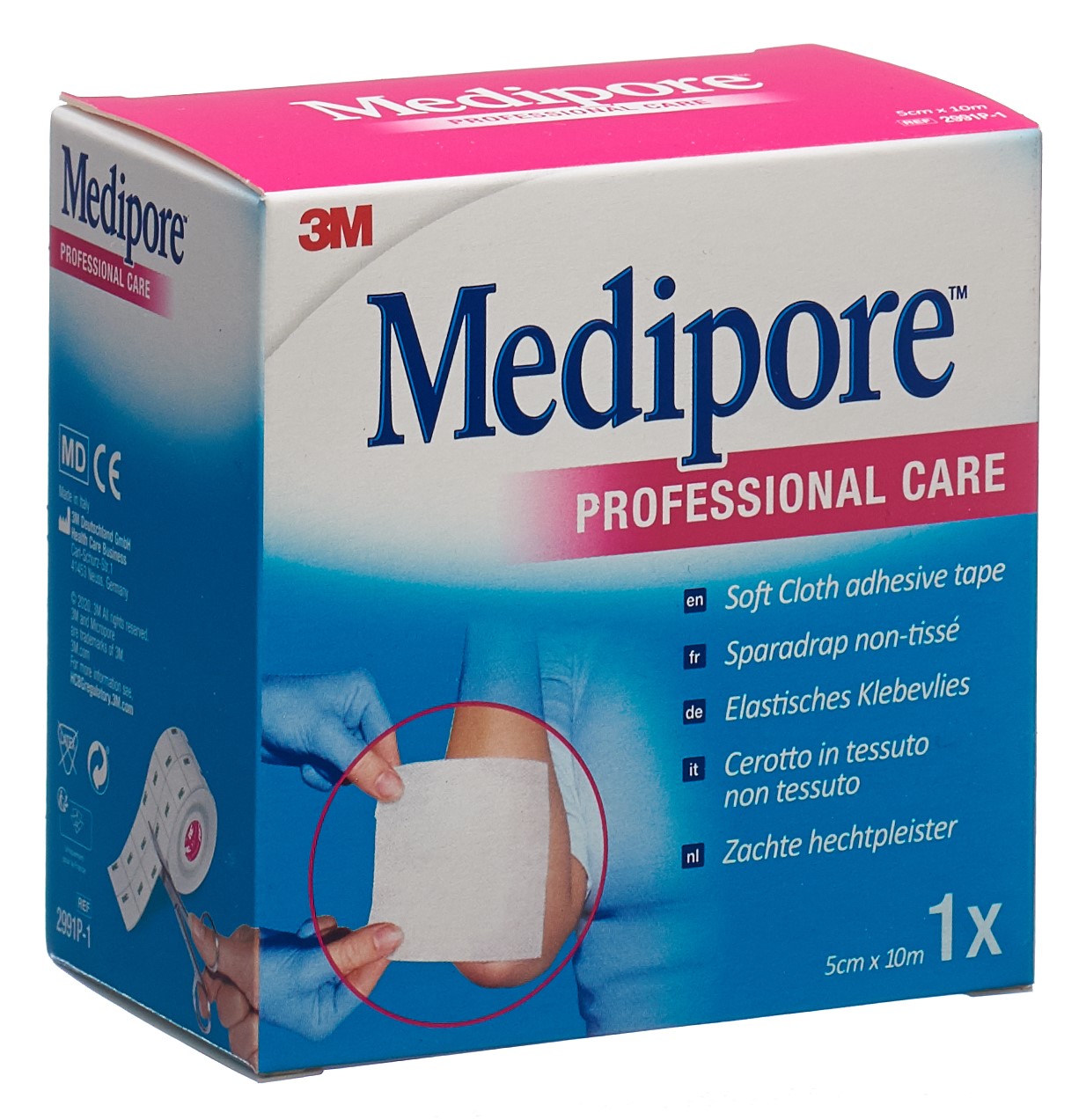3M MEDIPORE Klebevlies 5cmx10m Liner (neu)