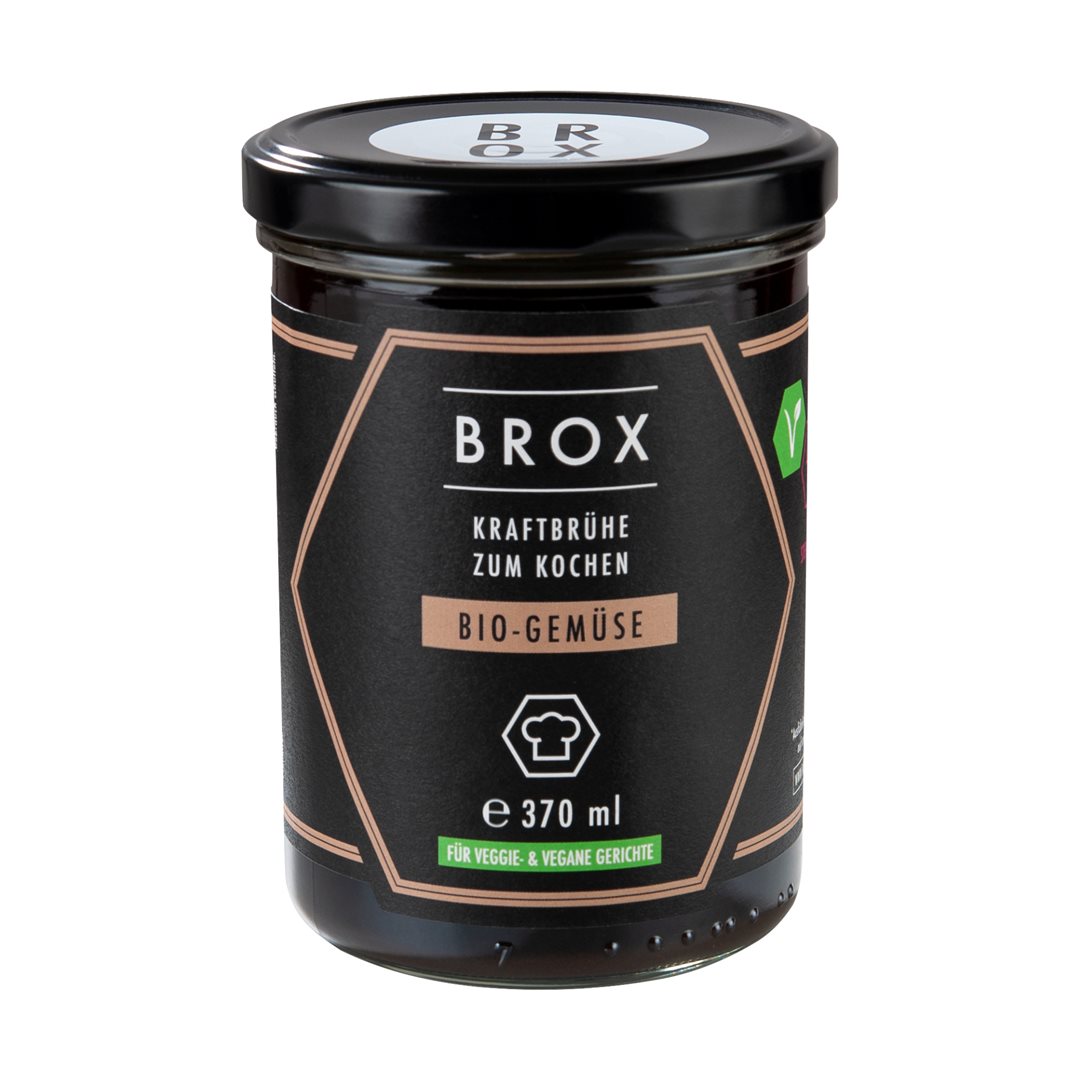 BROX Kraftbrühe Bio-Gemüse Glas 370 ml