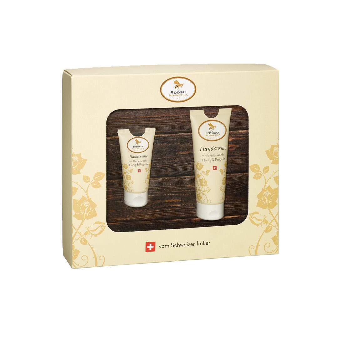 RÖÖSLI Geschenkverpackung Handcreme 75ml & 30ml x 2 Stk