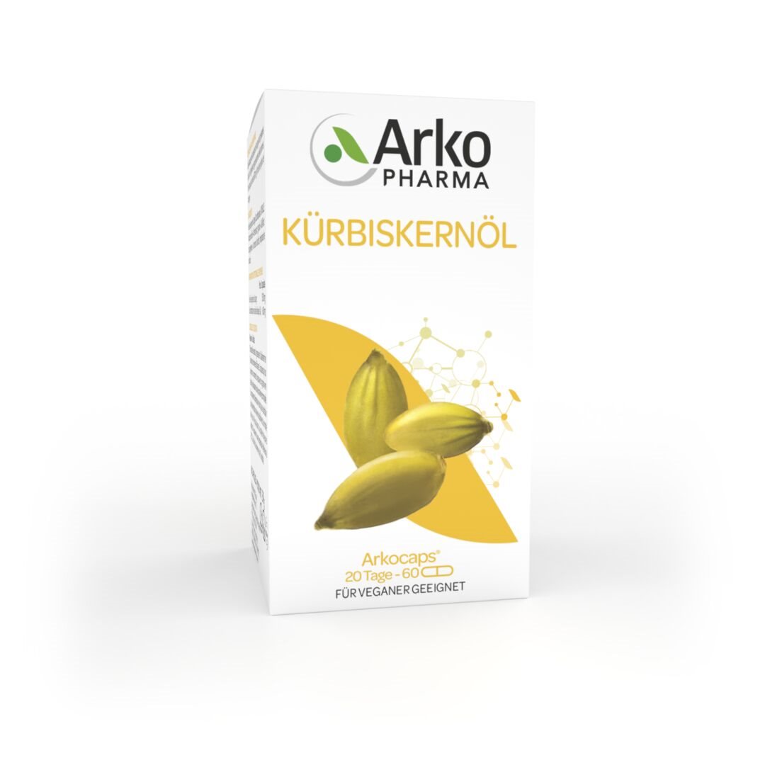 Arkocaps huile de pépins de courge caps bte 60 pce