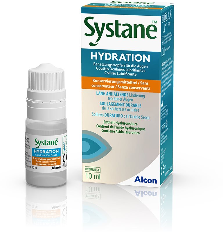Systane Hydration gouttes oculaires lubrifiantes sans conservateurs fl 10 ml