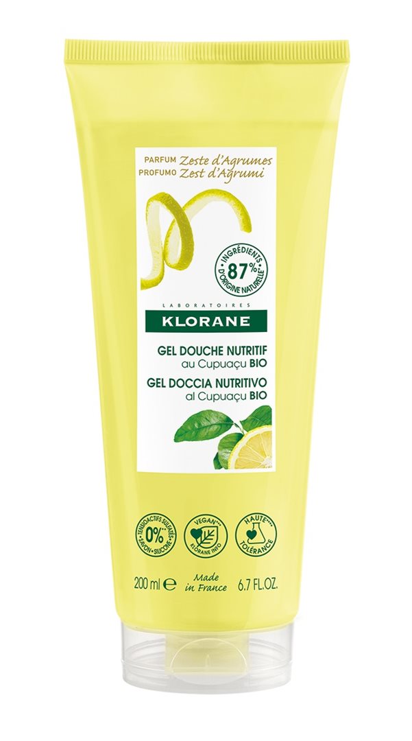 Klorane Duschgel Zitruszeste 200 ml