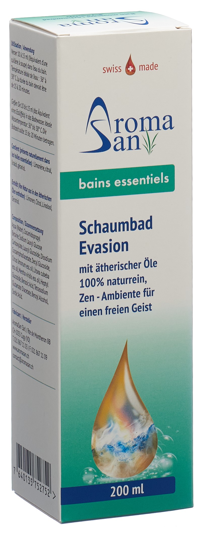 AROMASAN Evasion Schaumbad 200 ml