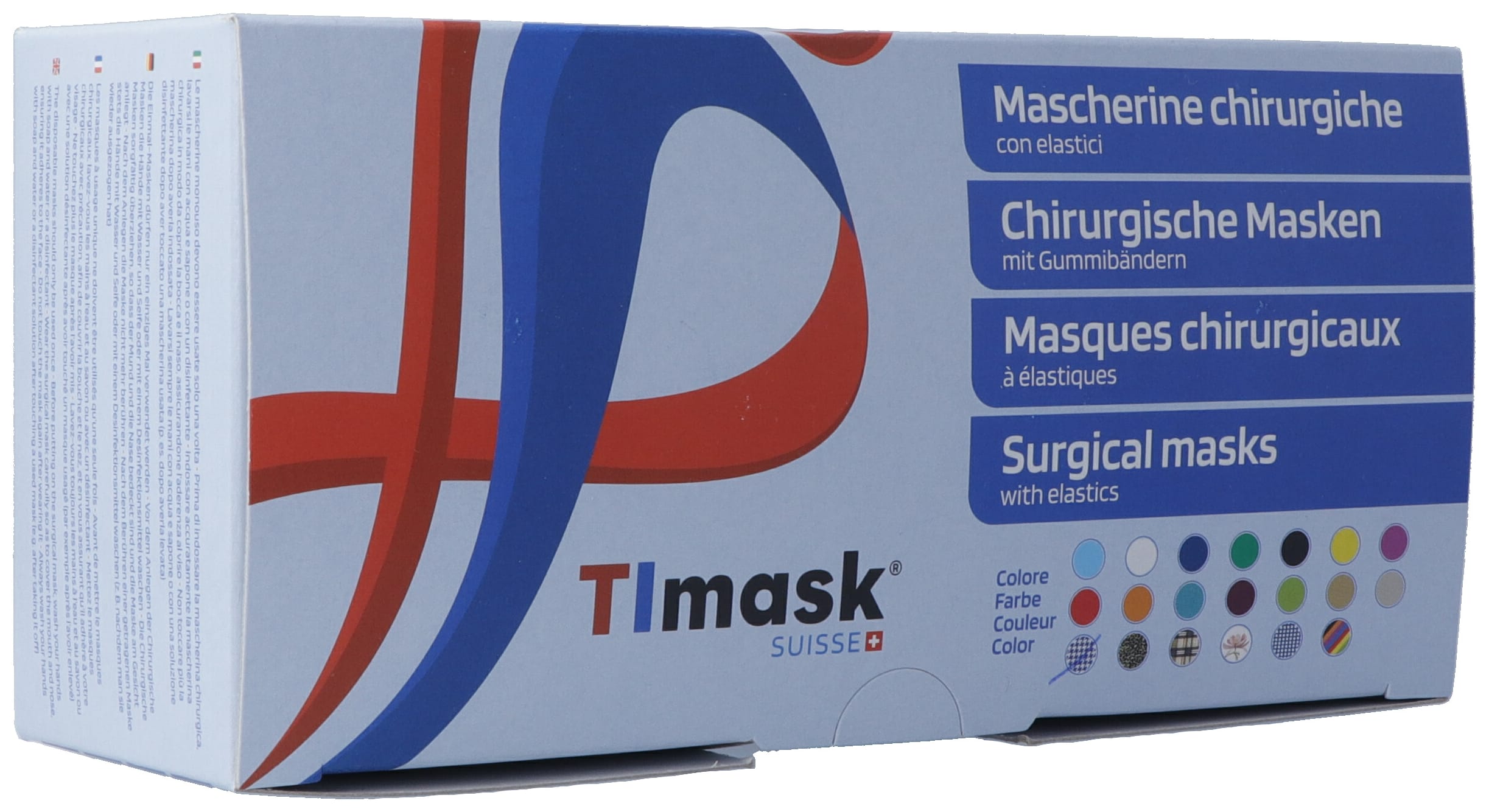 TImask Einweg-Medizinmaske Typ IIR kariert 20 Stk