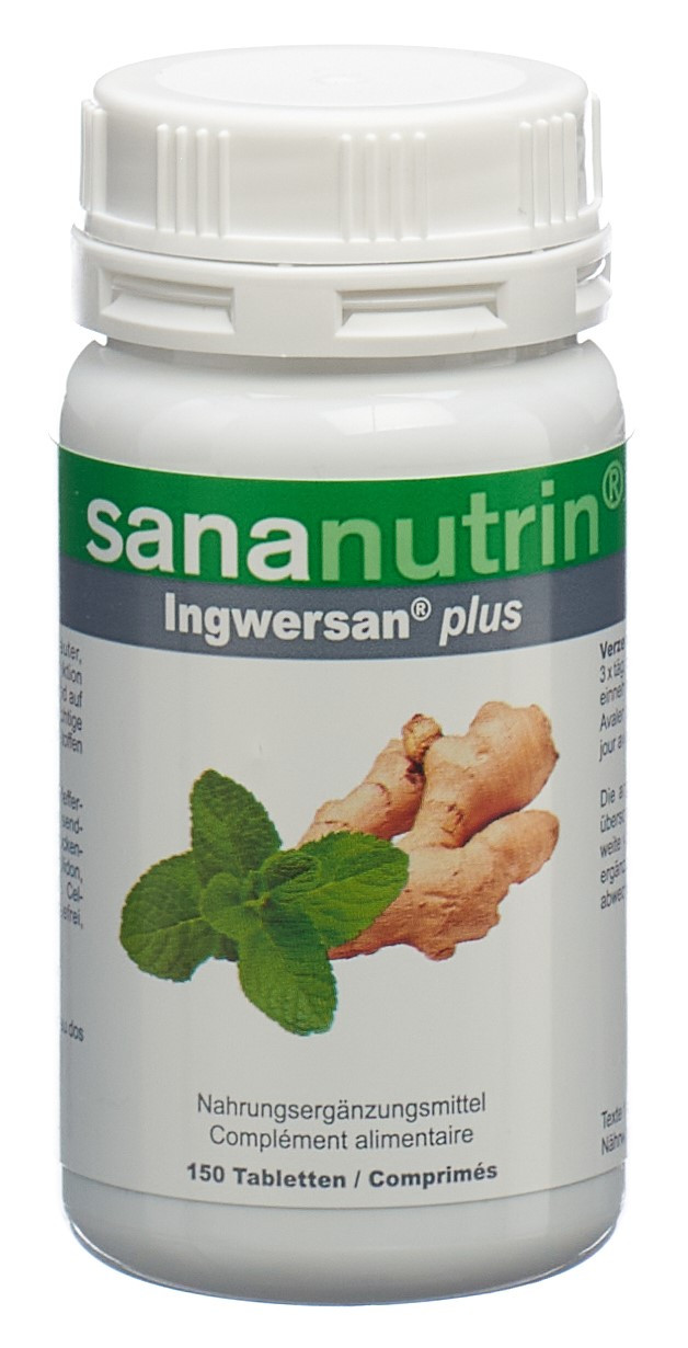 SANANUTRIN Ingwersan plus Tabl Ds 150 Stk