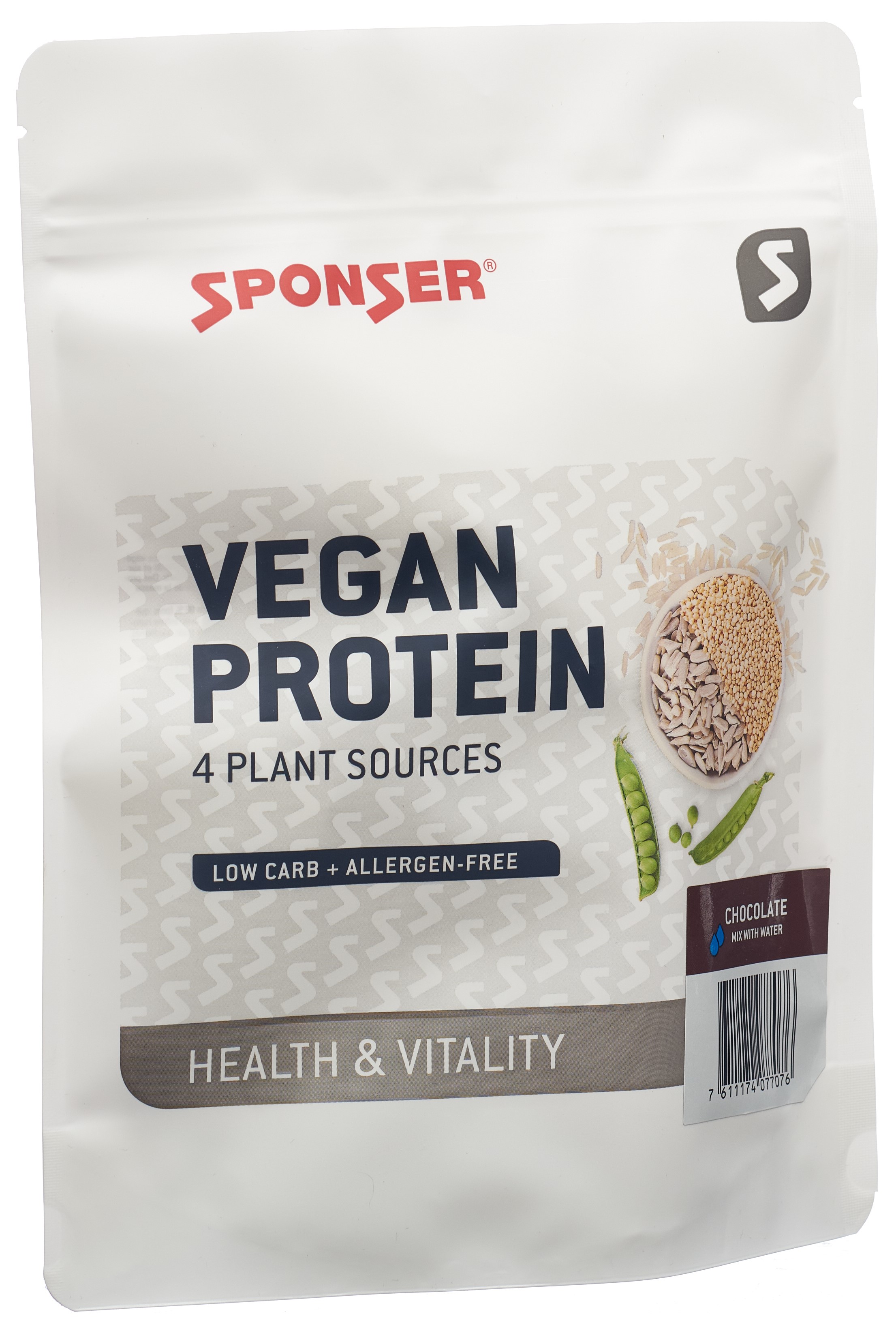 Sponser Vegan Protein Chocolate Btl 480 g