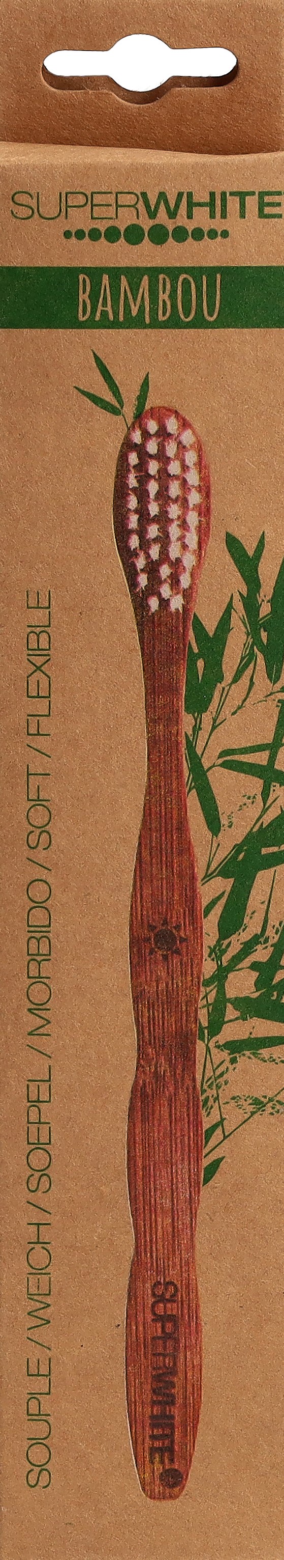 SUPERWHITE Zahnbürste Bambus Erwachsene