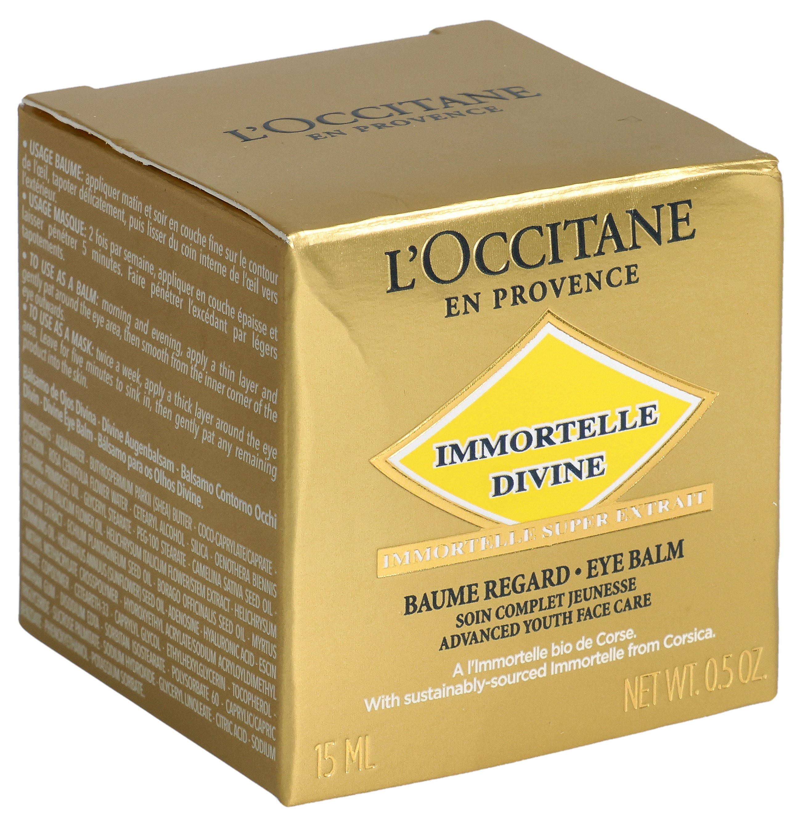 LOccitane Immortelle Baume Yeux Divin 15 ml