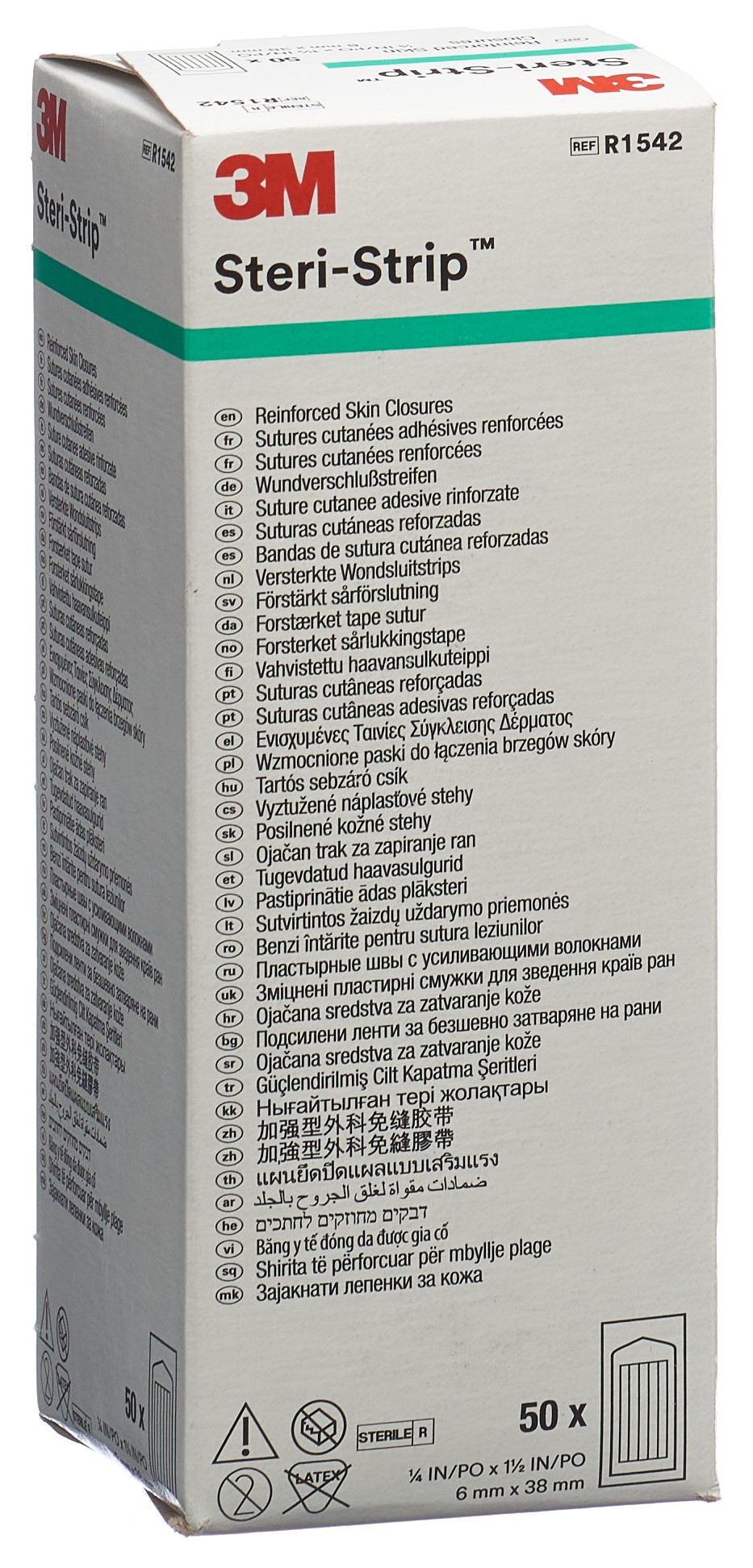 3M STERI STRIP 6x38mm weiss verstär (n) 50 x 6 Stk