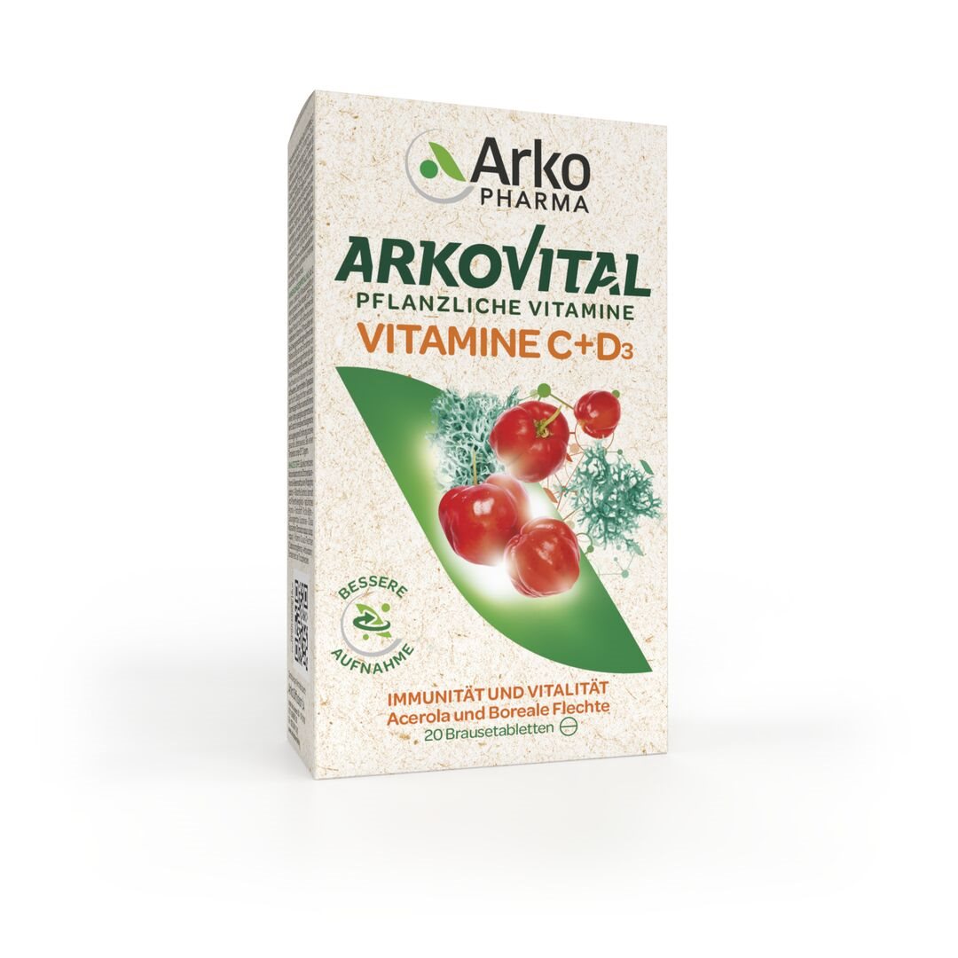 Arkovital Vitamin C + D3 Brausetabl 20 Stk