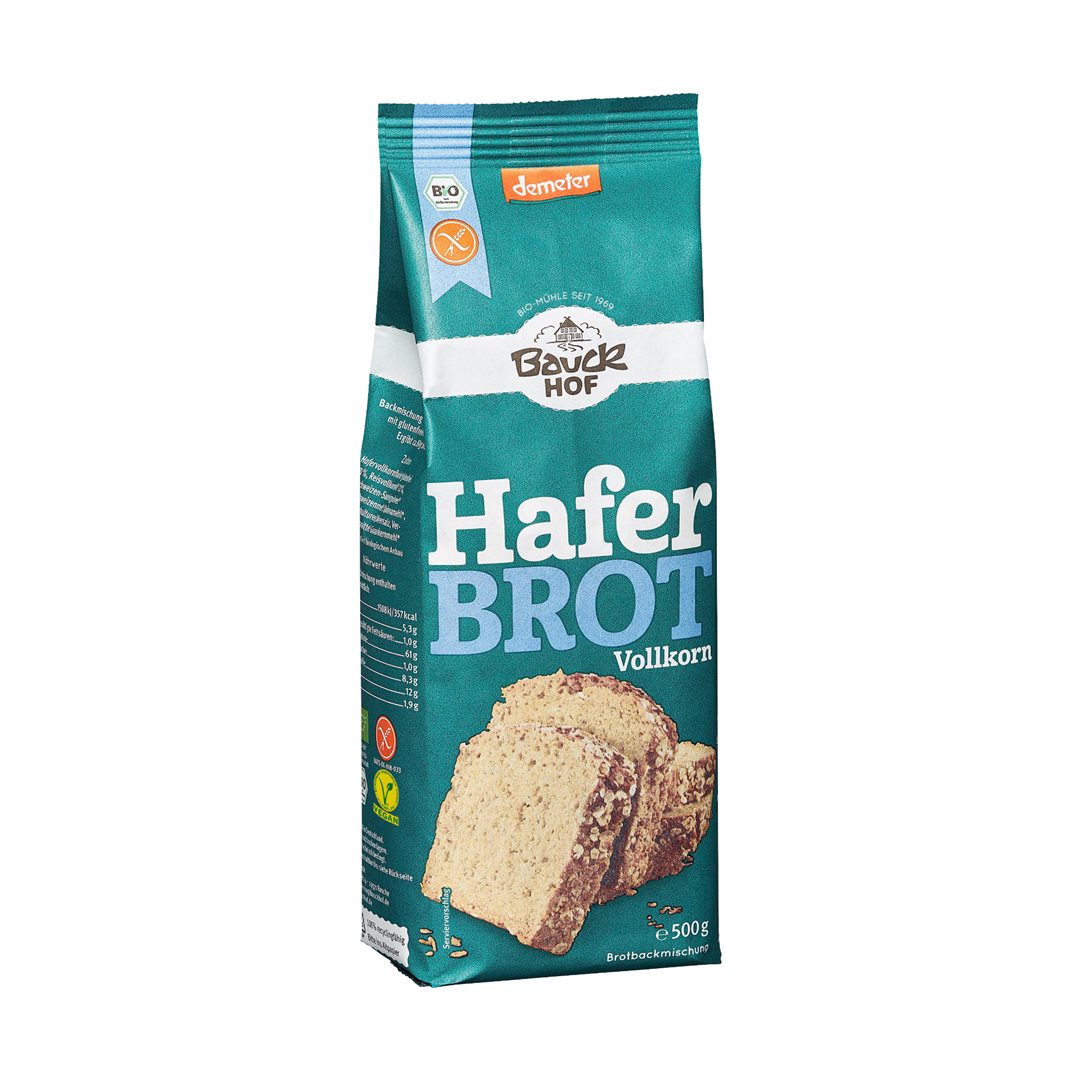 Bauckhof Brotbackmischung Haferbrot glutenfrei Btl 500 g