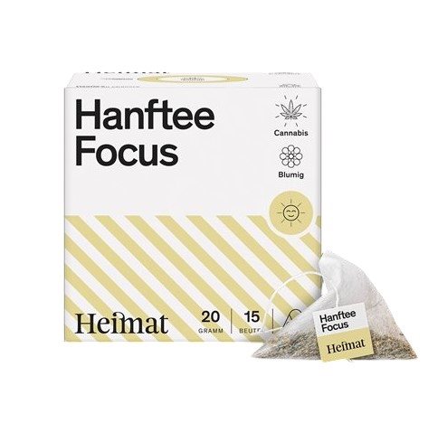 HEIMAT Hanftee Focus Btl 15 Stk x 3 Stk