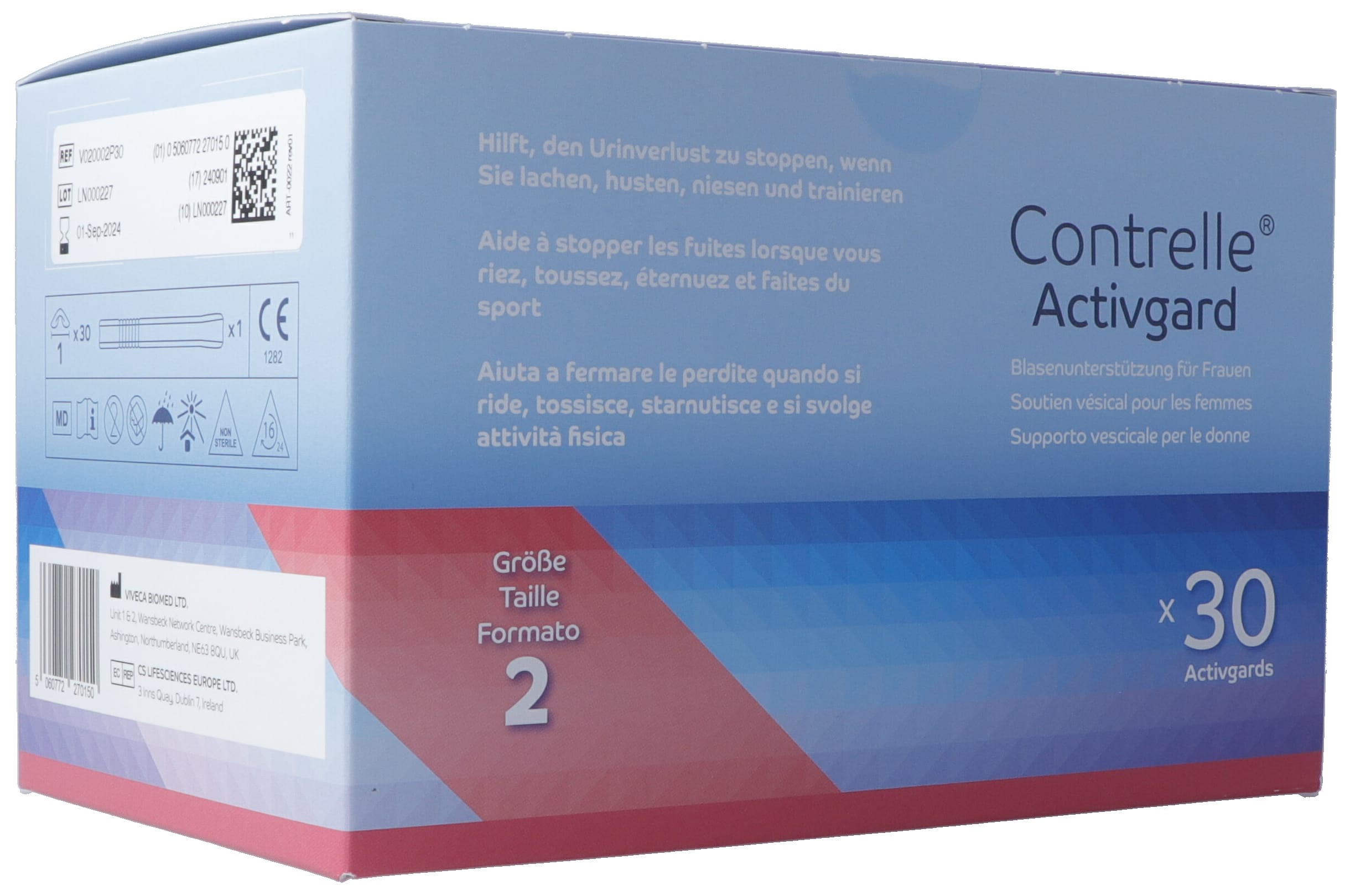 Contrelle Activgard Pessar Gr2 mittel 30 Stk