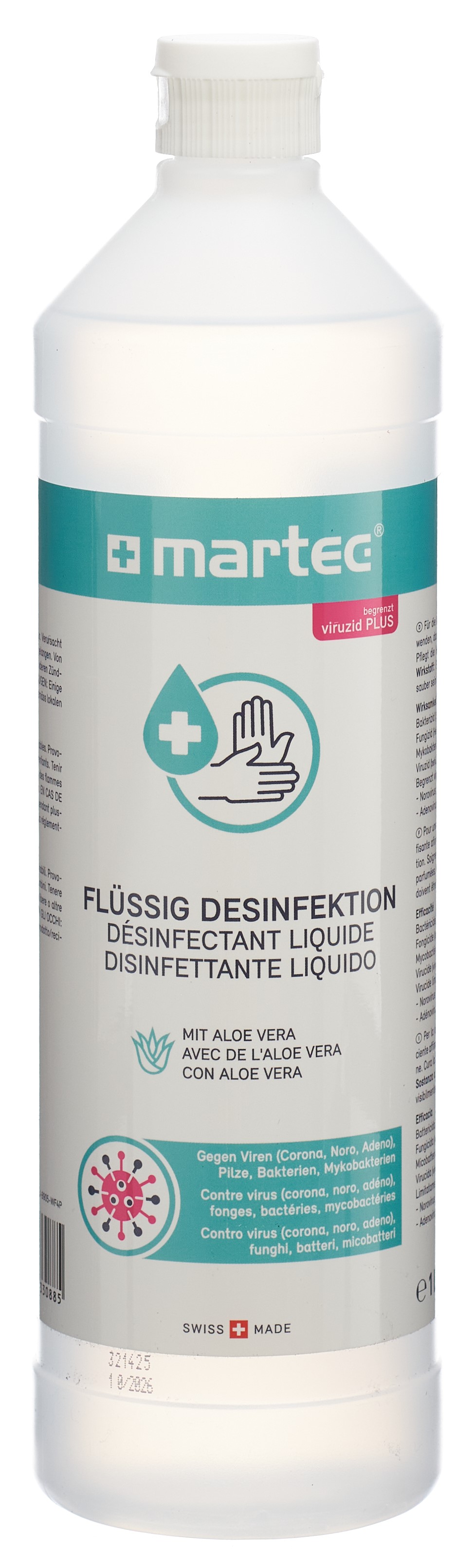 martec Hände-Desinfektion flüssig Fl 1 lt