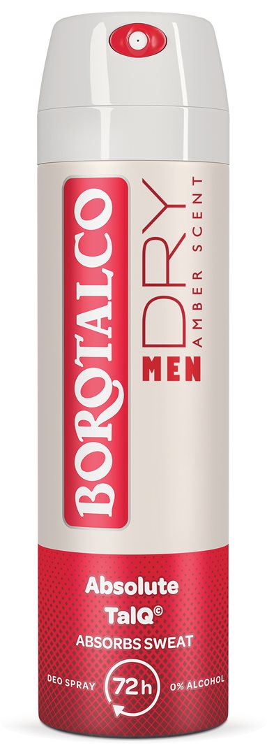 Borotalco Men Deo Spray Amber 150 ml