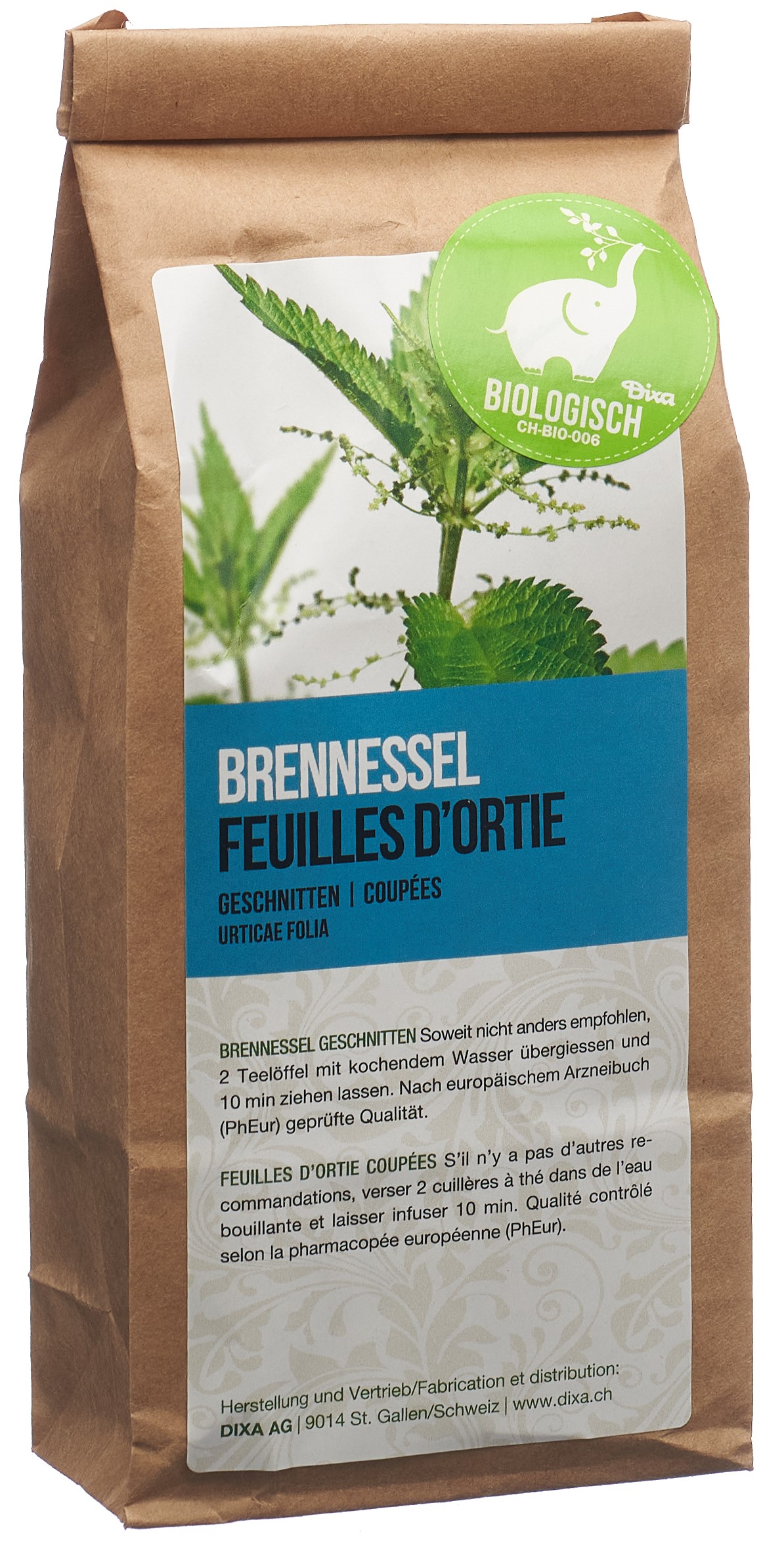 Dixa Brennesselblätter DIX BIO geschnitten 50 g