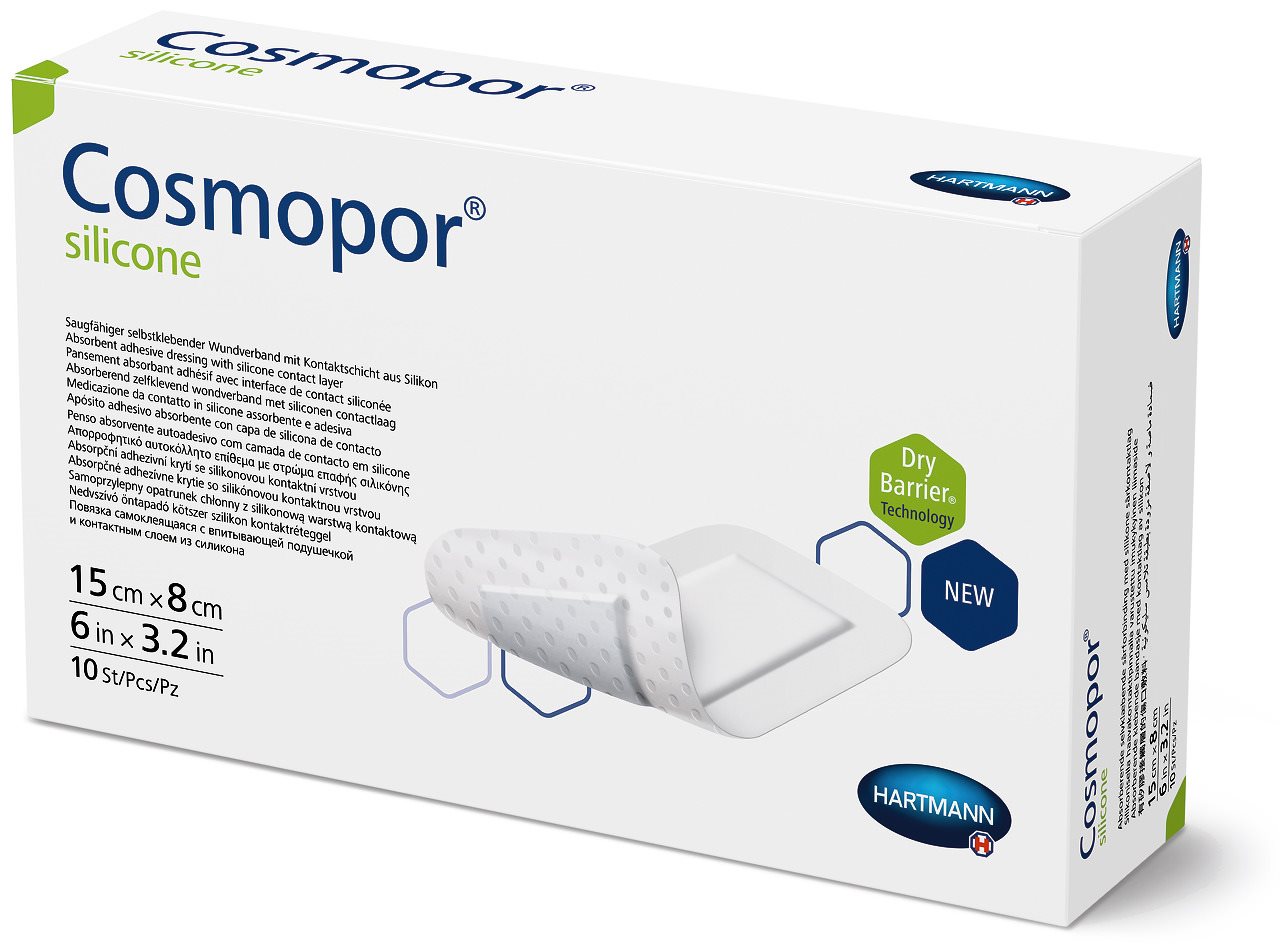 Cosmopor silicone 15x8cm 10 pce