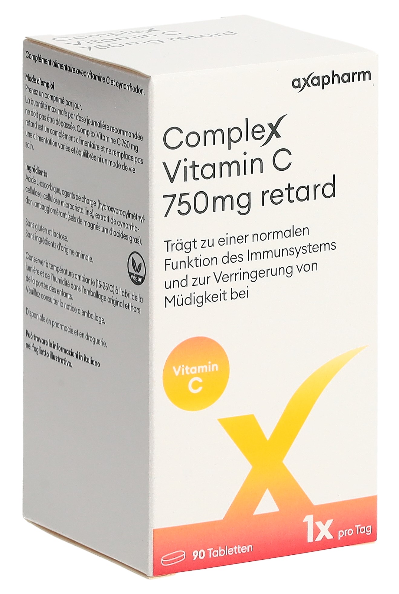 Complex Vitamin C retard Tabl 750 mg Ds 90 Stk