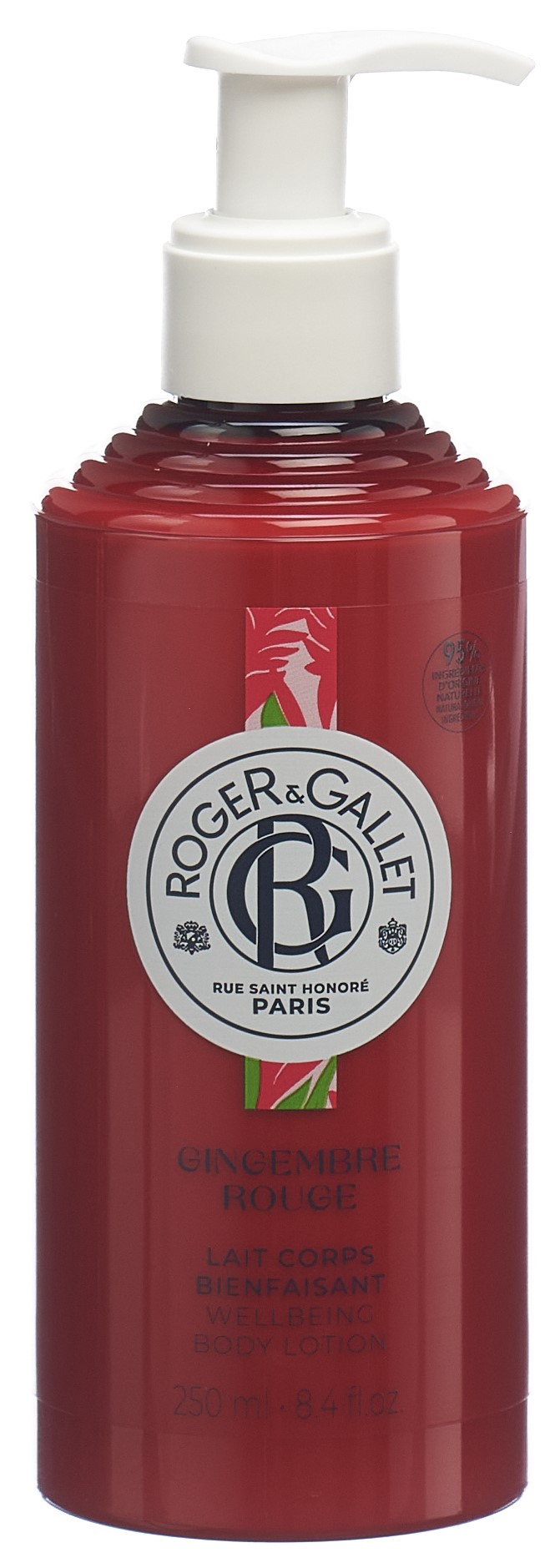 ROGER & GALLET Lait pour le Corps Gingembre Rouge 250 ml