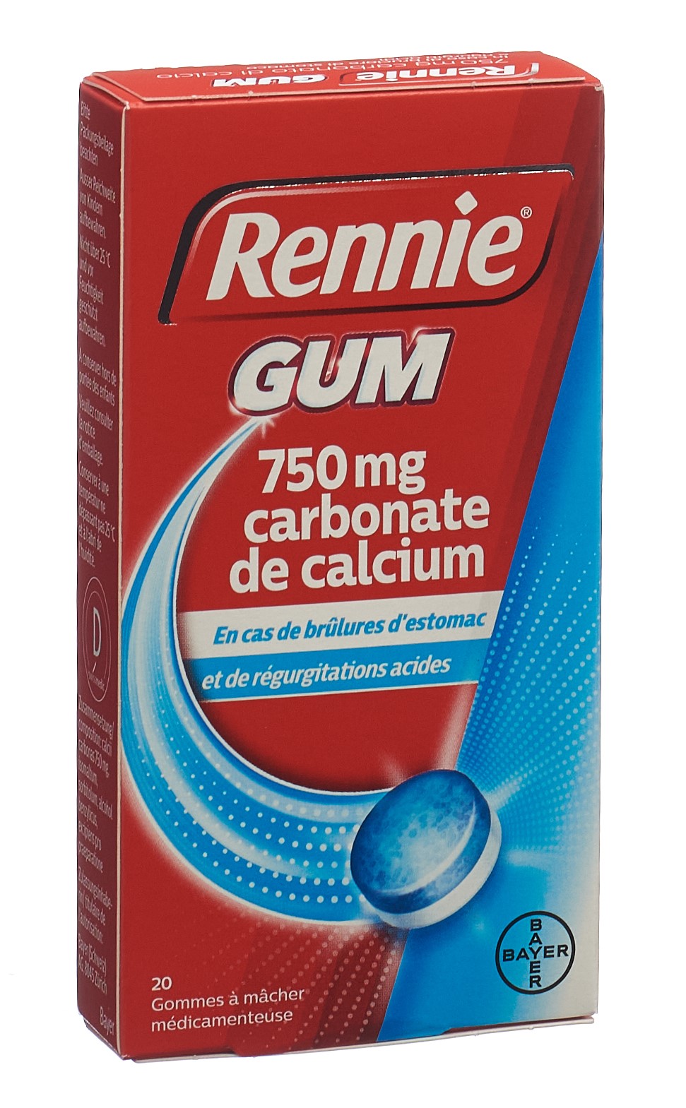 RENNIE Gum Kaugummi 20 Stk