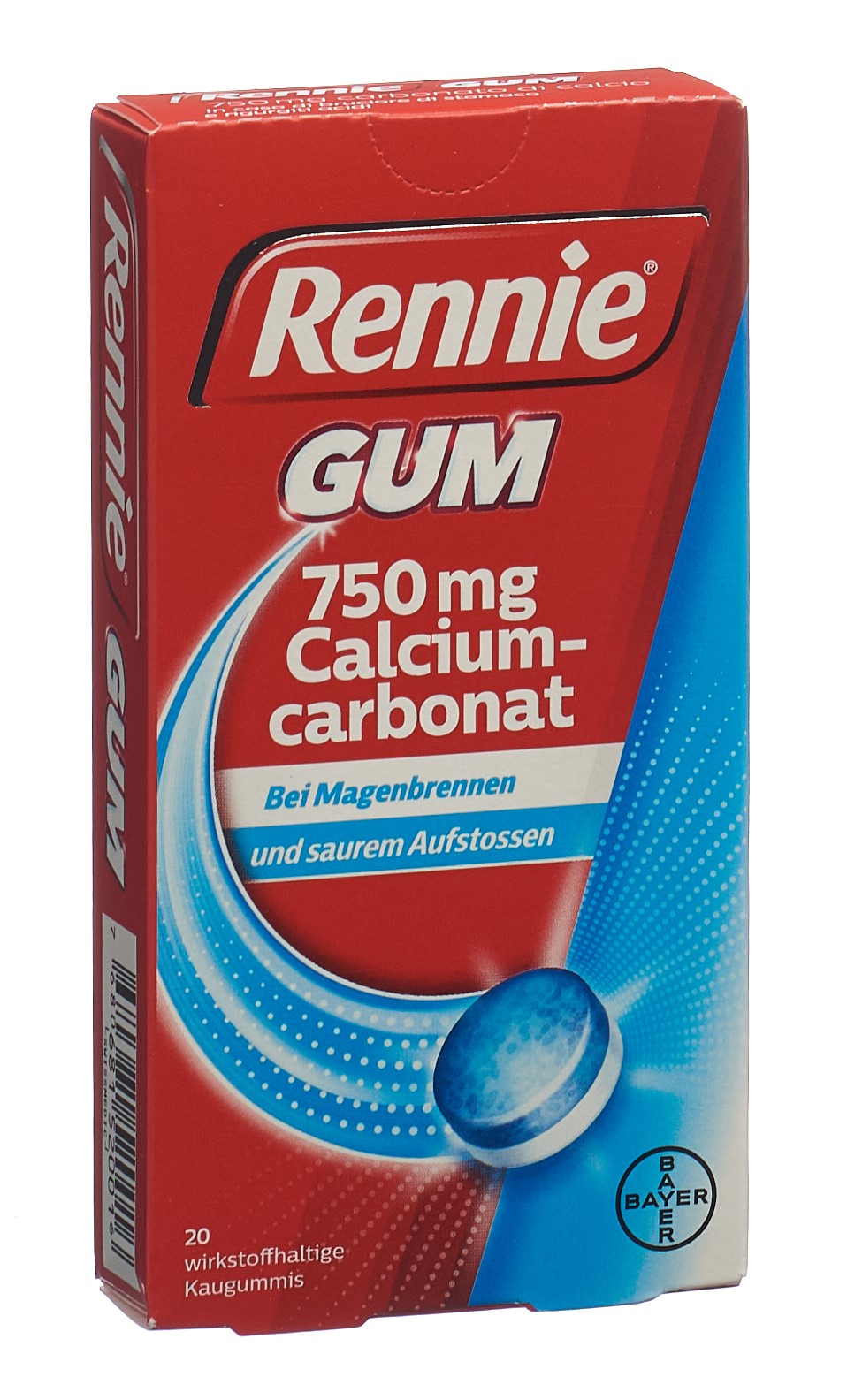 RENNIE Gum Kaugummi 20 Stk