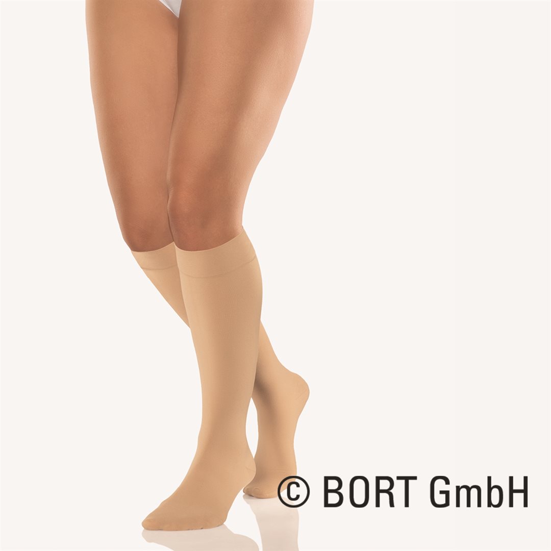 Bort 100 AD KKL2 1 geschlossene Spitze normal natur Noppenhaftband 2.5cm 1 Paar