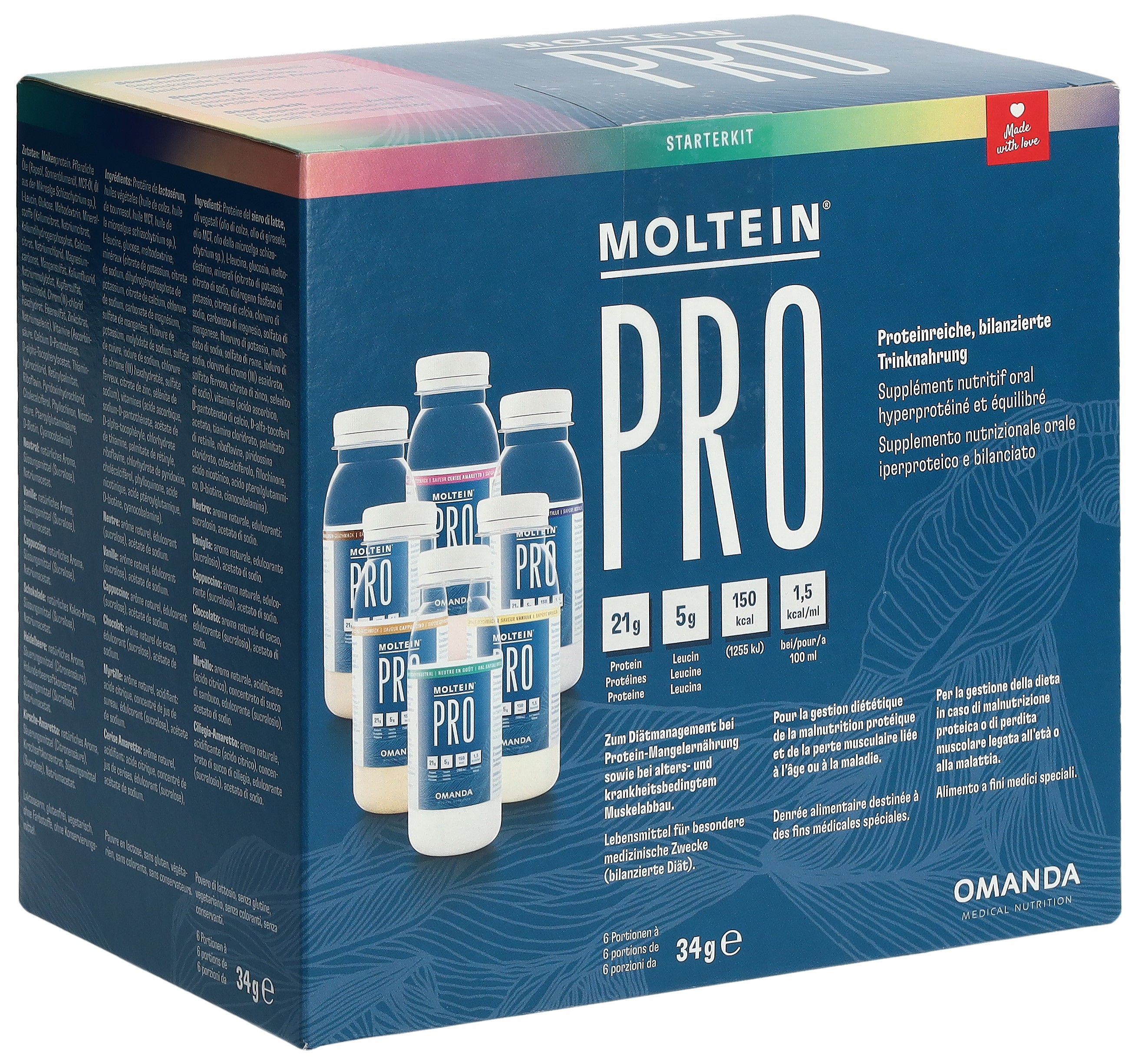 MOLTEIN PRO 1.5 Starterkit 6 Fl 34 g