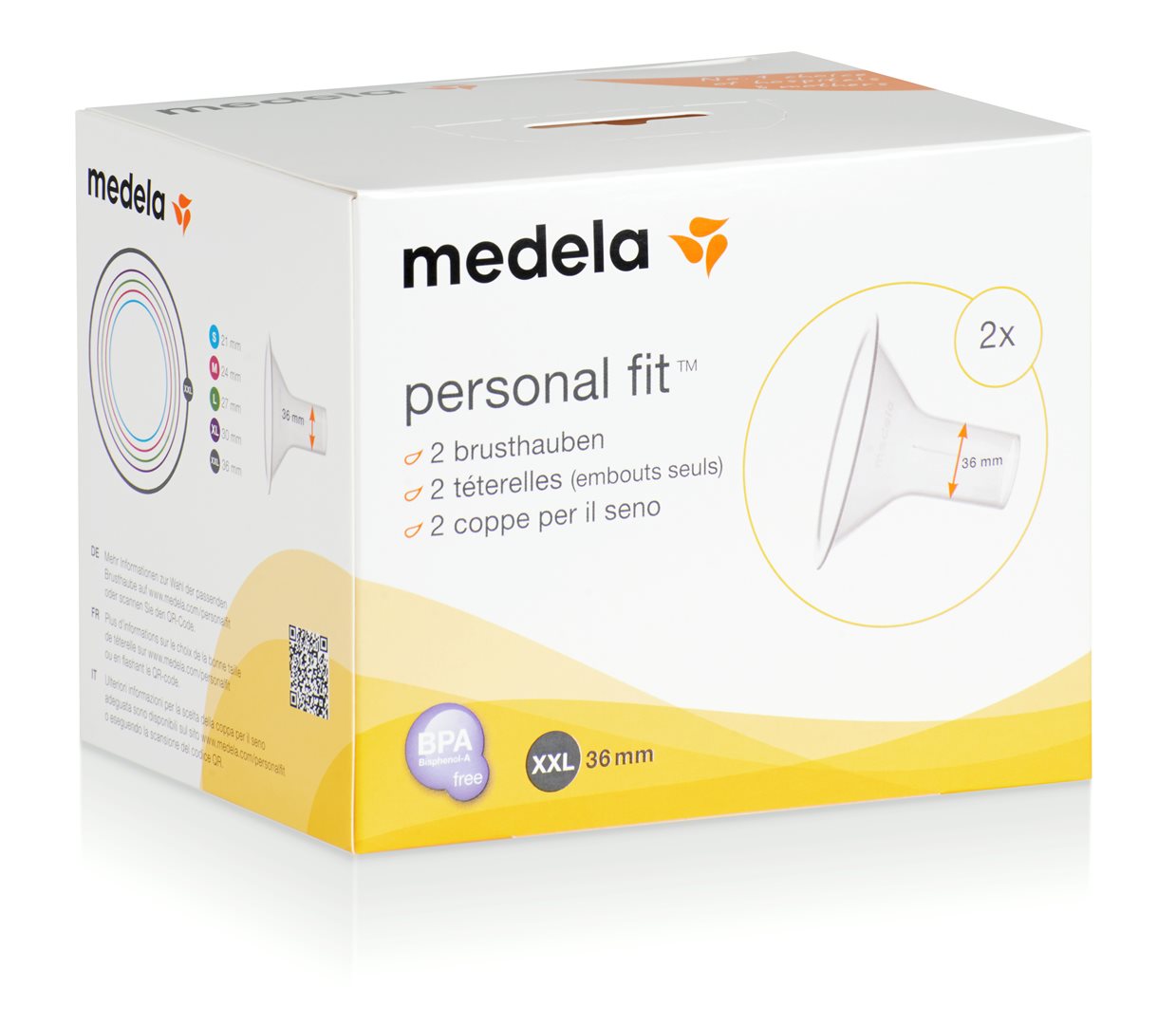 Medela PersonalFit Plus Brusthauben XXL 36mm 2 Stk