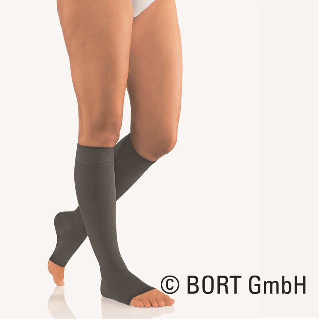 Bort Vital AD KKL2 1 offen normal anthrazit Noppenhaftband 5cm 1 Paar